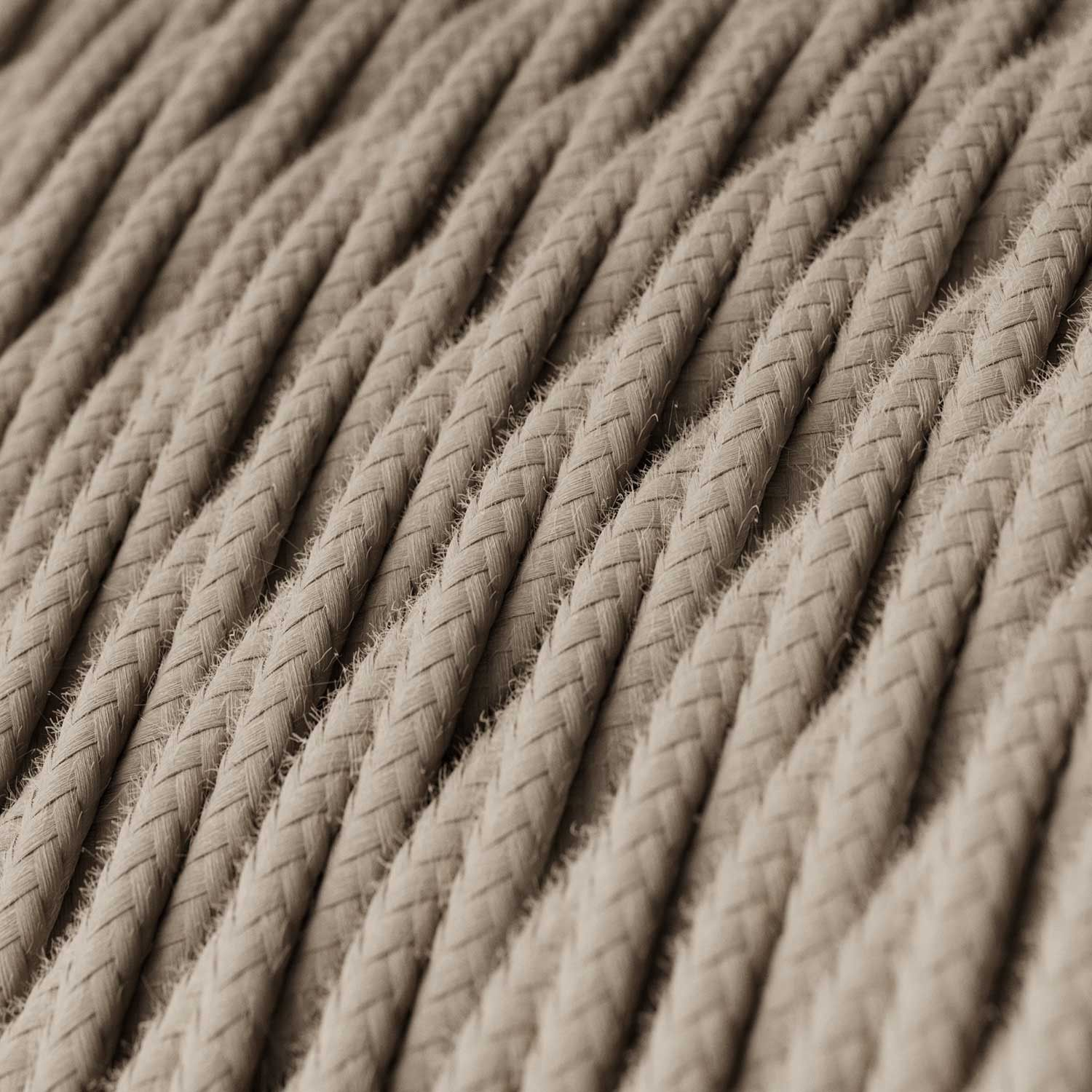 Textile cable Creative Cables, cotton pigeon grey