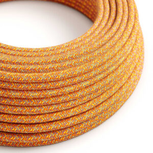 Textile cable Creative Cables, cotton indian summer, 3-core