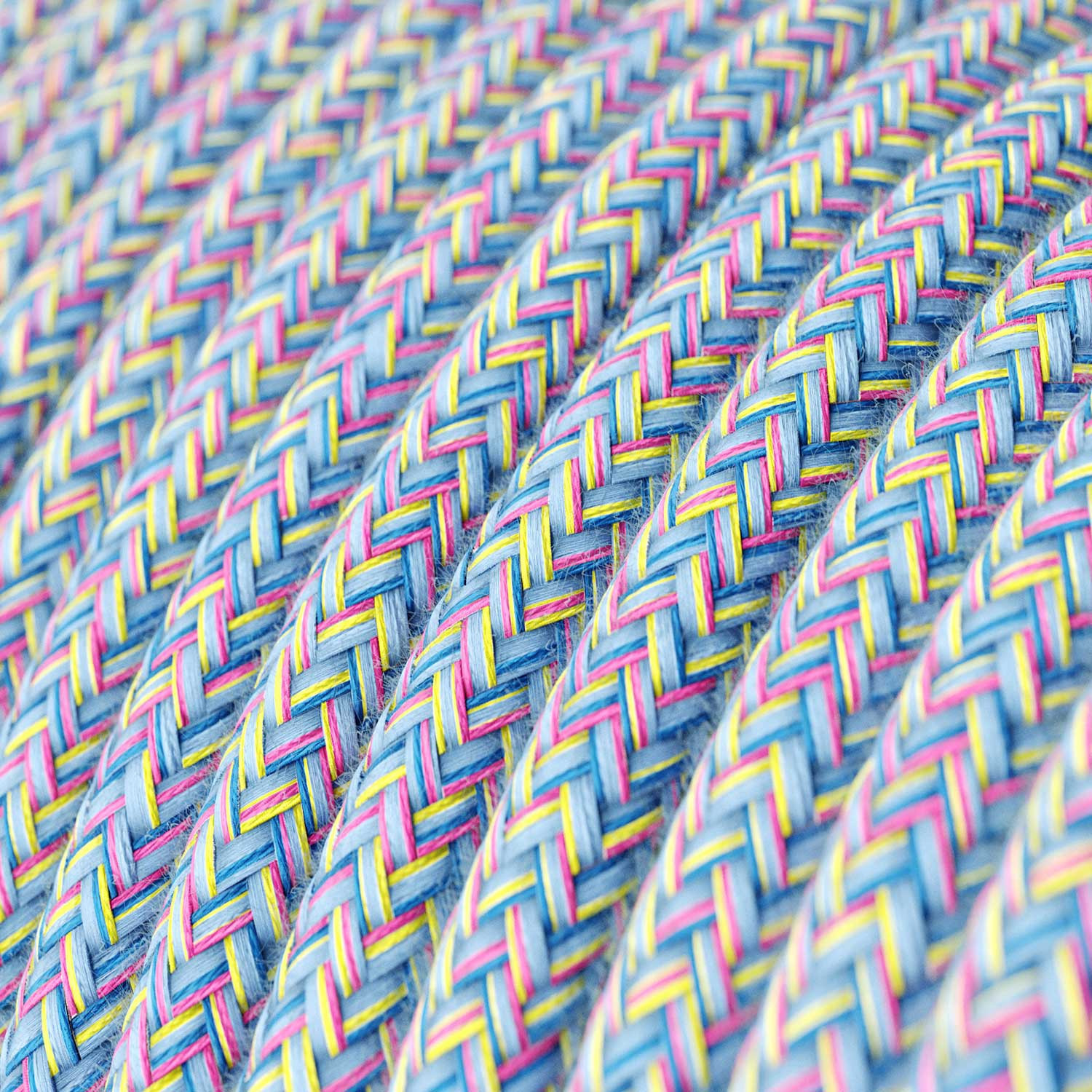 Textile cable Creative Cables, cotton lollipop, 3-core
