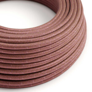 Textile cable Creative Cables, cotton marsala, 3-core