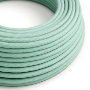 Textile cable Creative Cables, cotton mint milk, 3-core