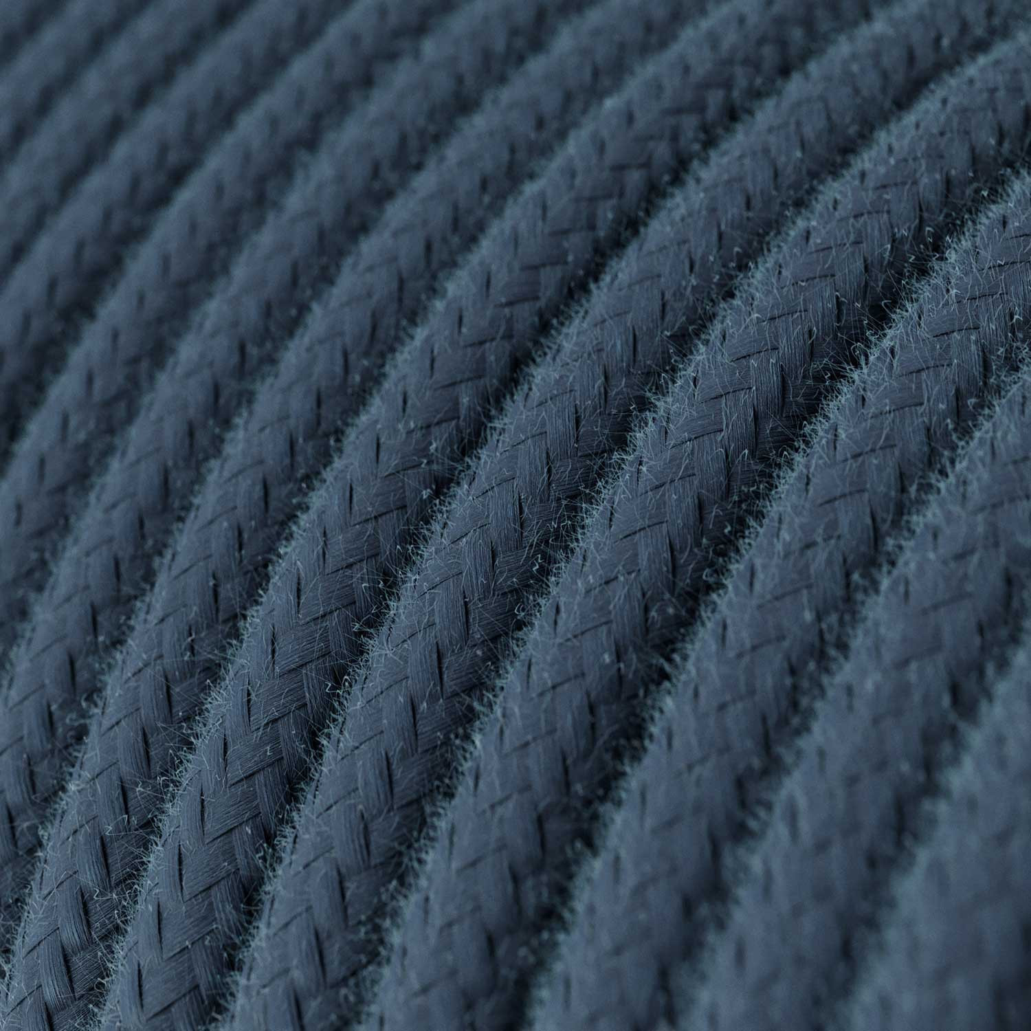 Textile cable Creative Cables, cotton stone grey, 3-core