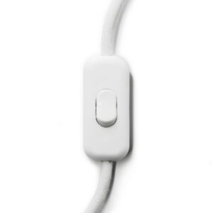 Divpolu iekļauta slēdža komplekts kabelim Creative Cables, balts