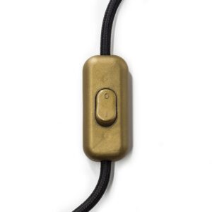 Divpolu iekļauta slēdža komplekts kabelim Creative Cables, zelta