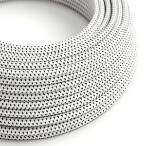 Textile cable Creative Cables, glossy 3d stracciatella, 3-core