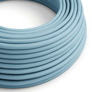 Textile cable Creative Cables, glossy children's blue, 3-core