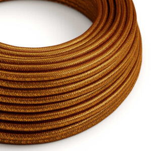 Textile cable Creative Cables, glossy copper, 3-core