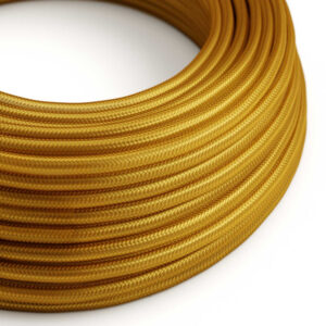 Textile cable Creative Cables, glossy gold