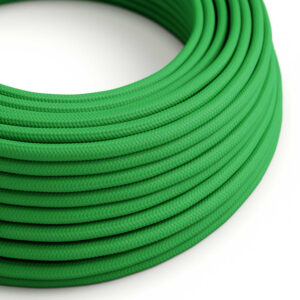 Textile cable Creative Cables, glossy hall green, 3-core
