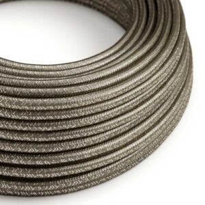 Textile cable Creative Cables, glossy grey, 3-core