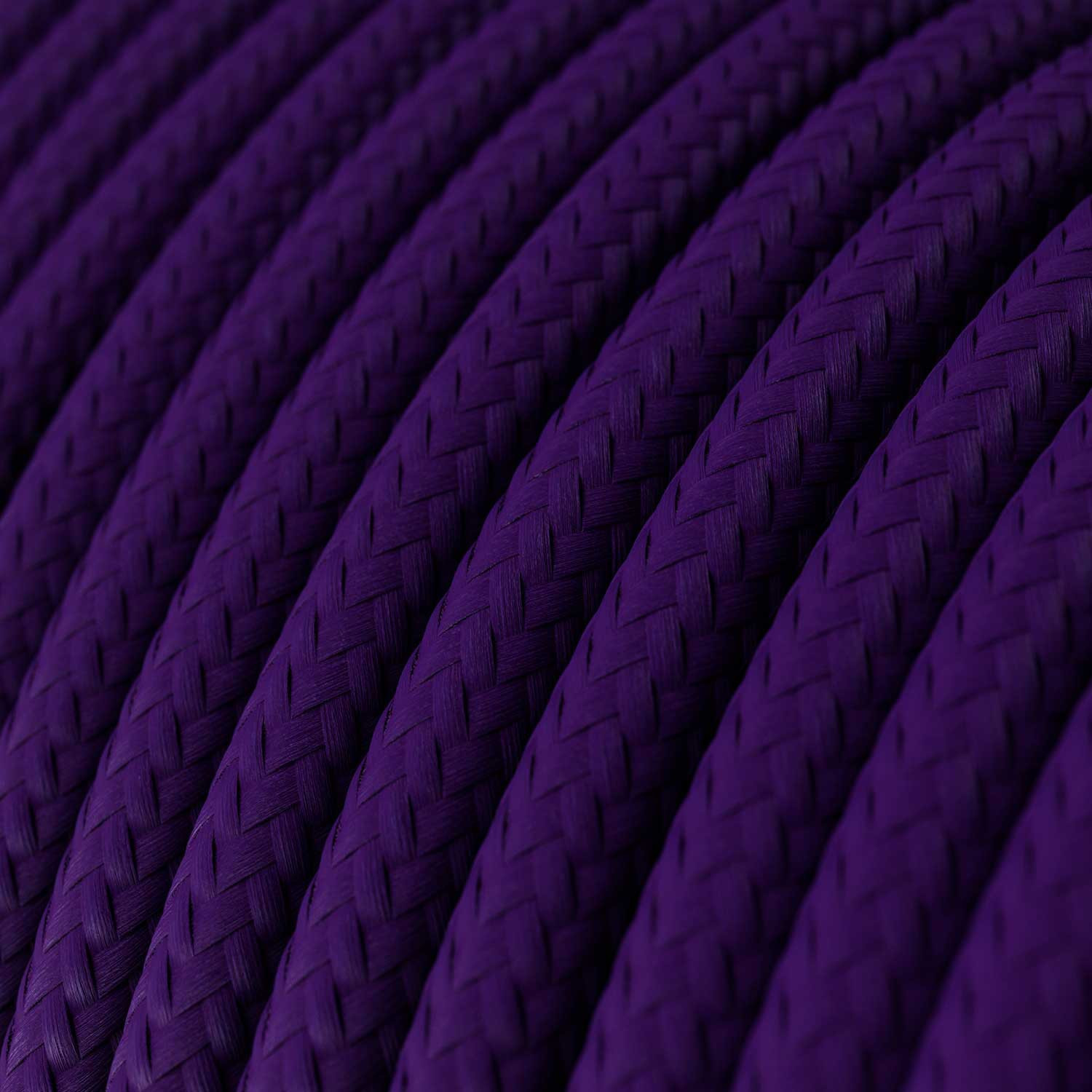 Textile cable Creative Cables, glossy magenta, 3-core