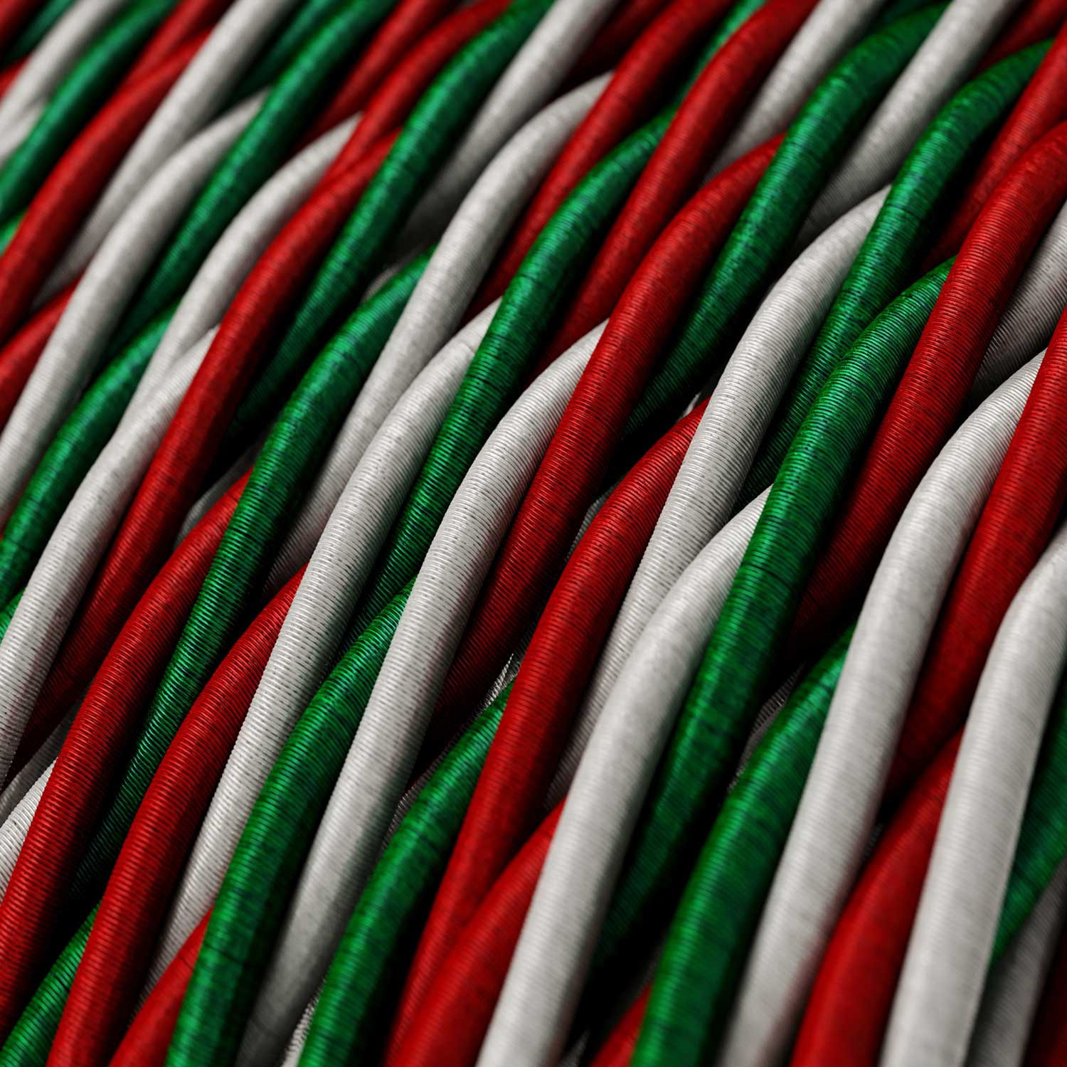 Textile cable Creative Cables, glossy italia, 3-core