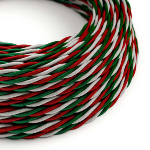 Textile cable Creative Cables, glossy italia, 3-core