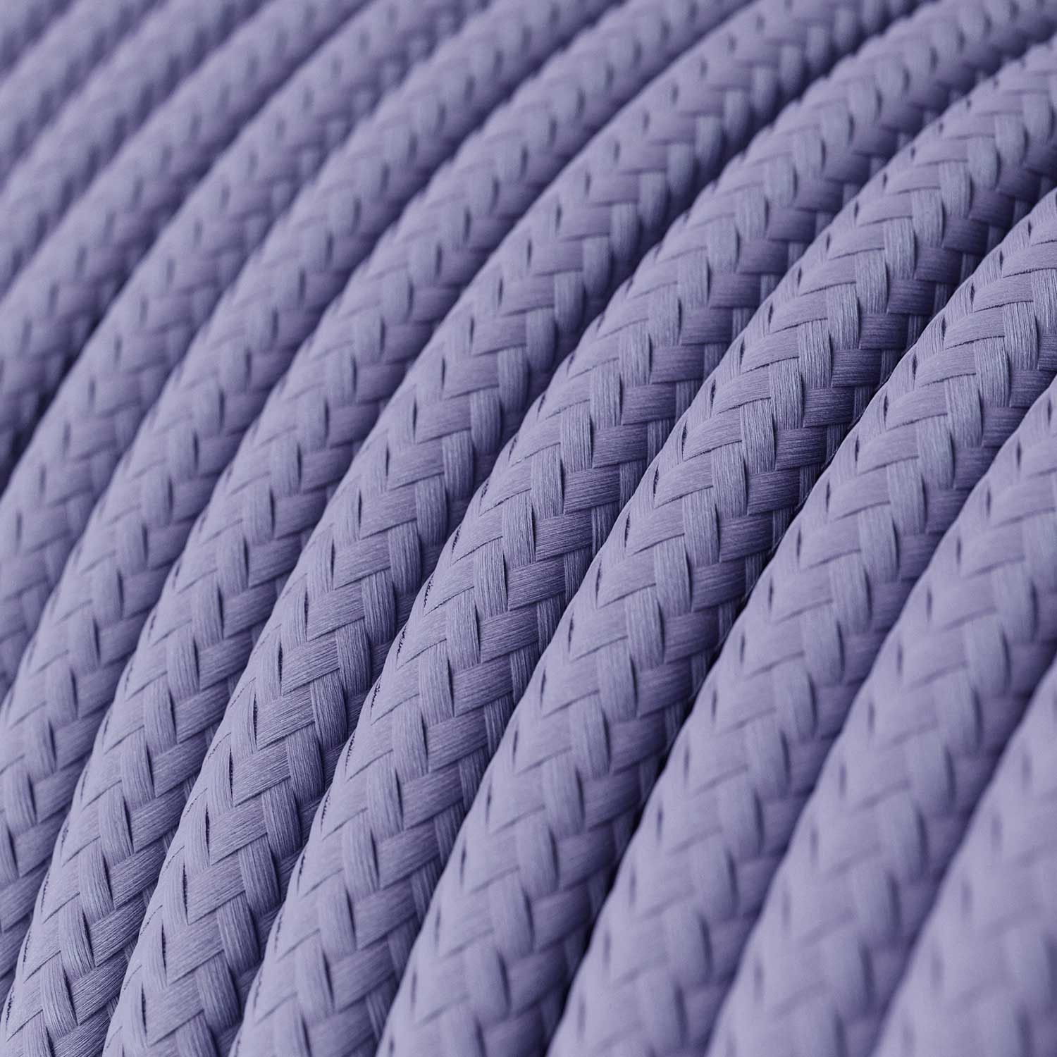 Textile cable Creative Cables, glossy lavender, 3-core
