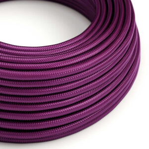Textile cable Creative Cables, glossy ultraviolet, 3-core