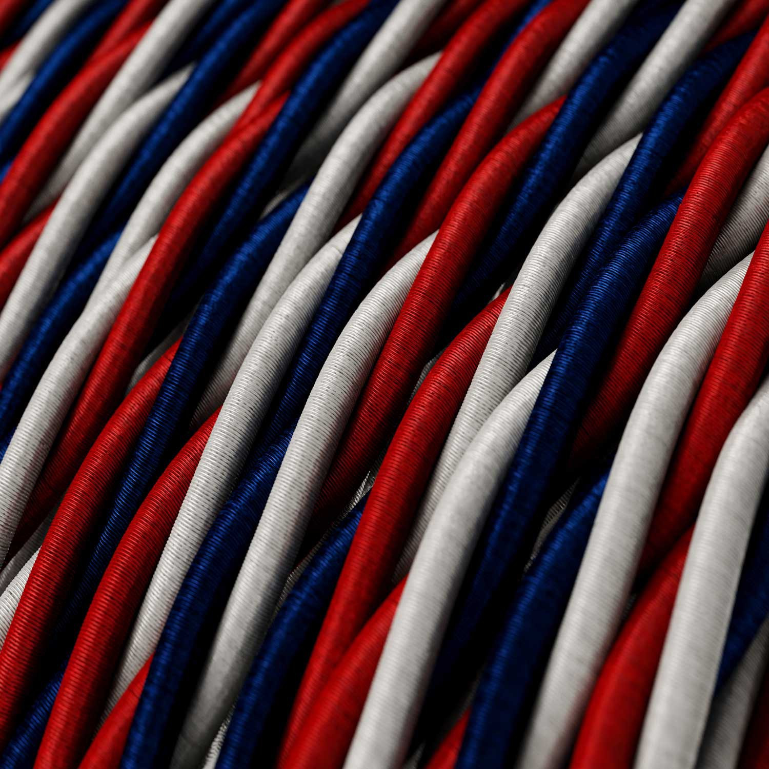 Textile cable Creative Cables, glossy usa, 3-core