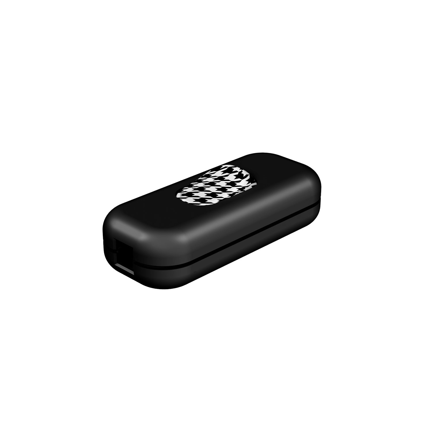 Included single-pole switch with button Creative Cables, duck foot pattern