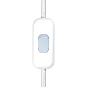 Included single-pole switch with button Creative Cables, pastel blue