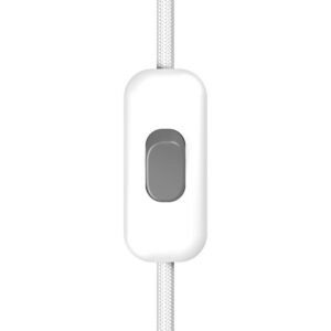 Included single-pole switch with button Creative Cables, titanium