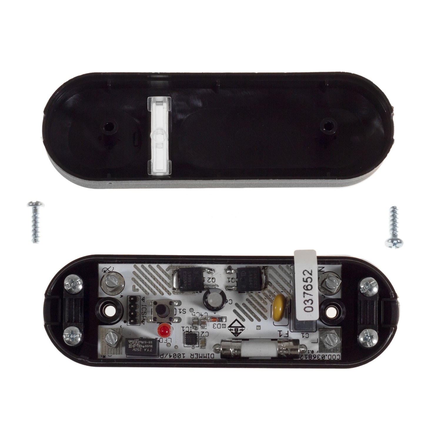 Dimmer with included switch Creative Cables, black