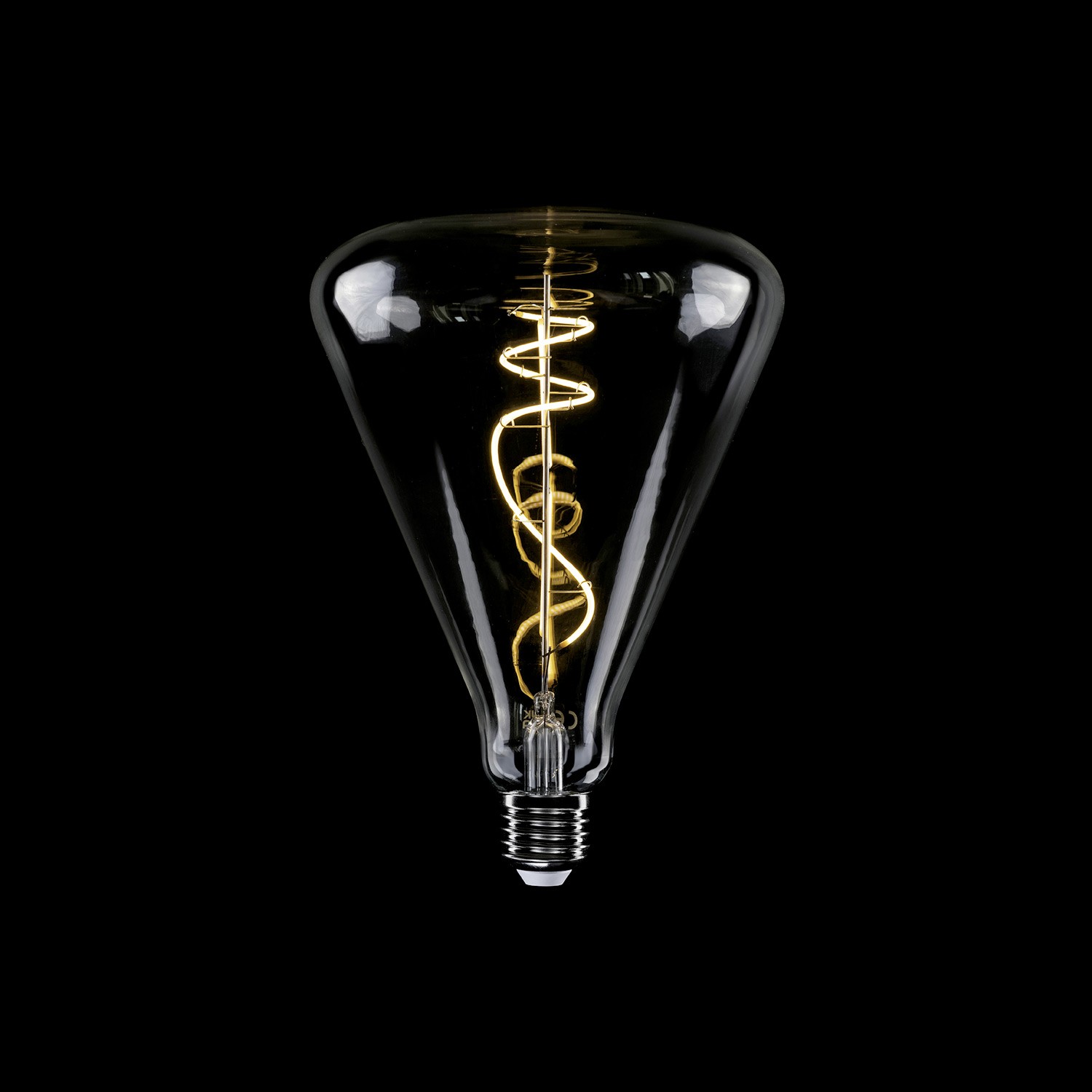 LED bulb Creative Cables cone, transparent, 11W 2700K E27