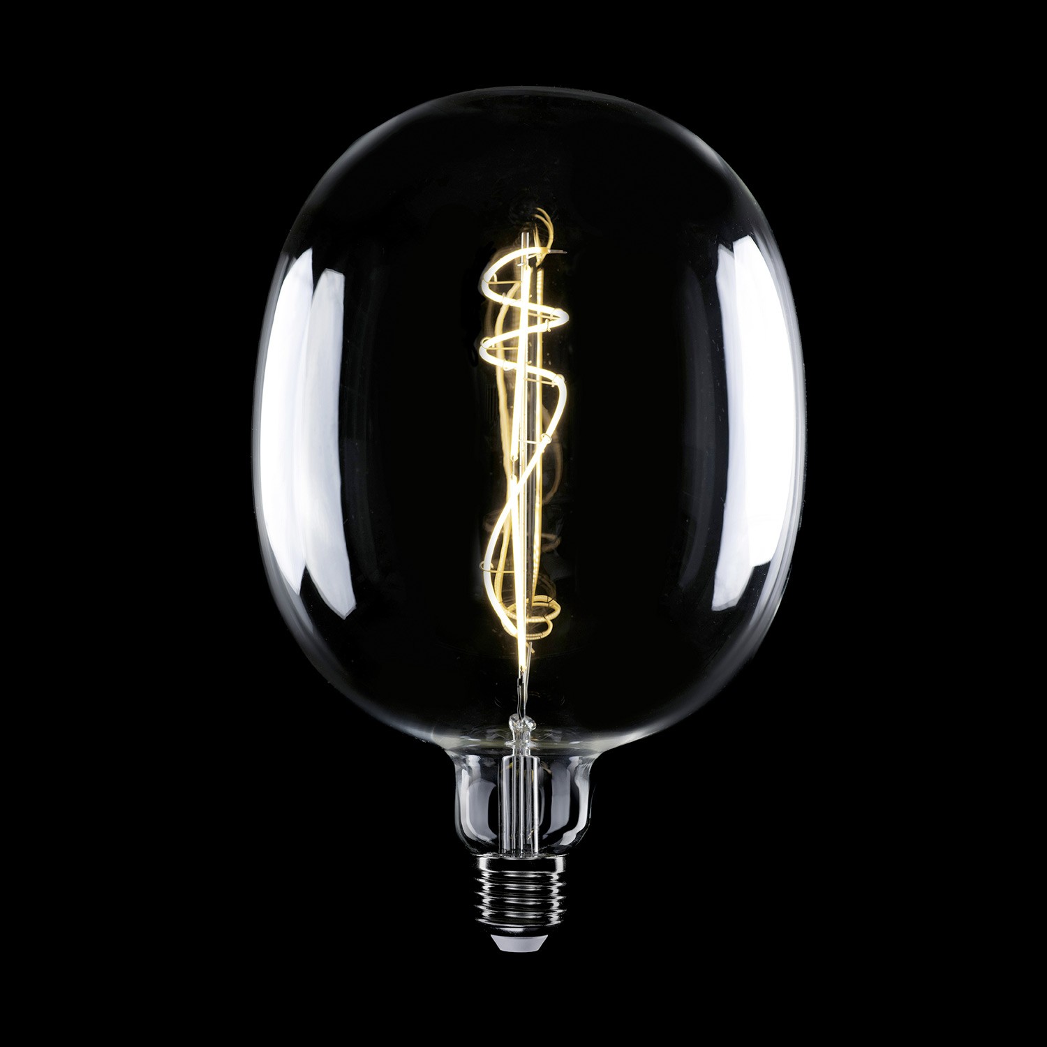 LED bulb Creative Cables ellipse, transparent, 11W 2700K E27