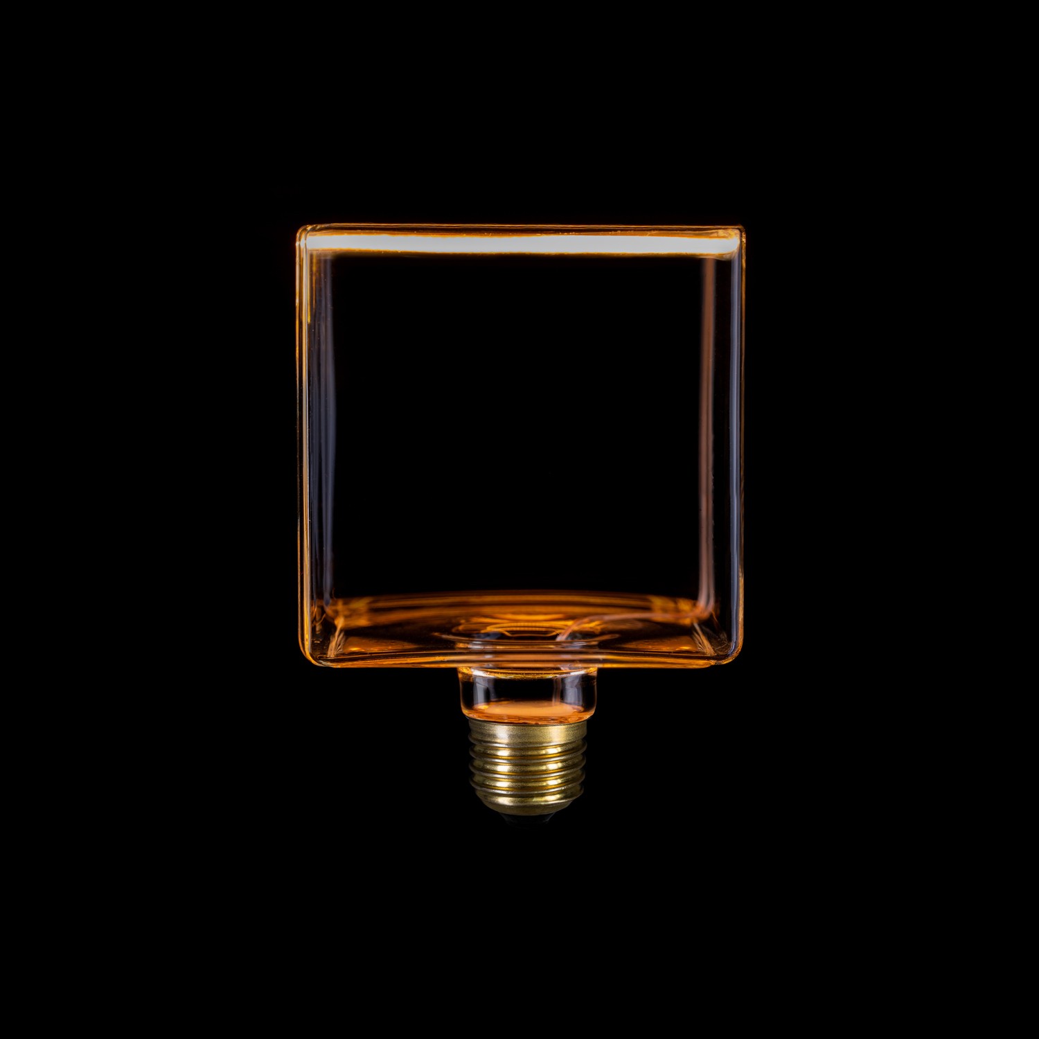 LED bulb Creative Cables cubic, transparent, 4.5W 2200K E27