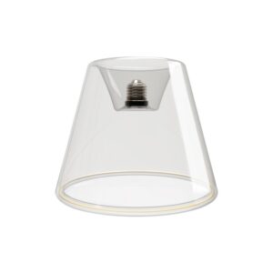 LED bulb Creative Cables cone, transparent, 6W 2200K E27