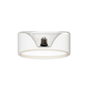LED bulb Creative Cables ring, transparent, 6W 2200K E27