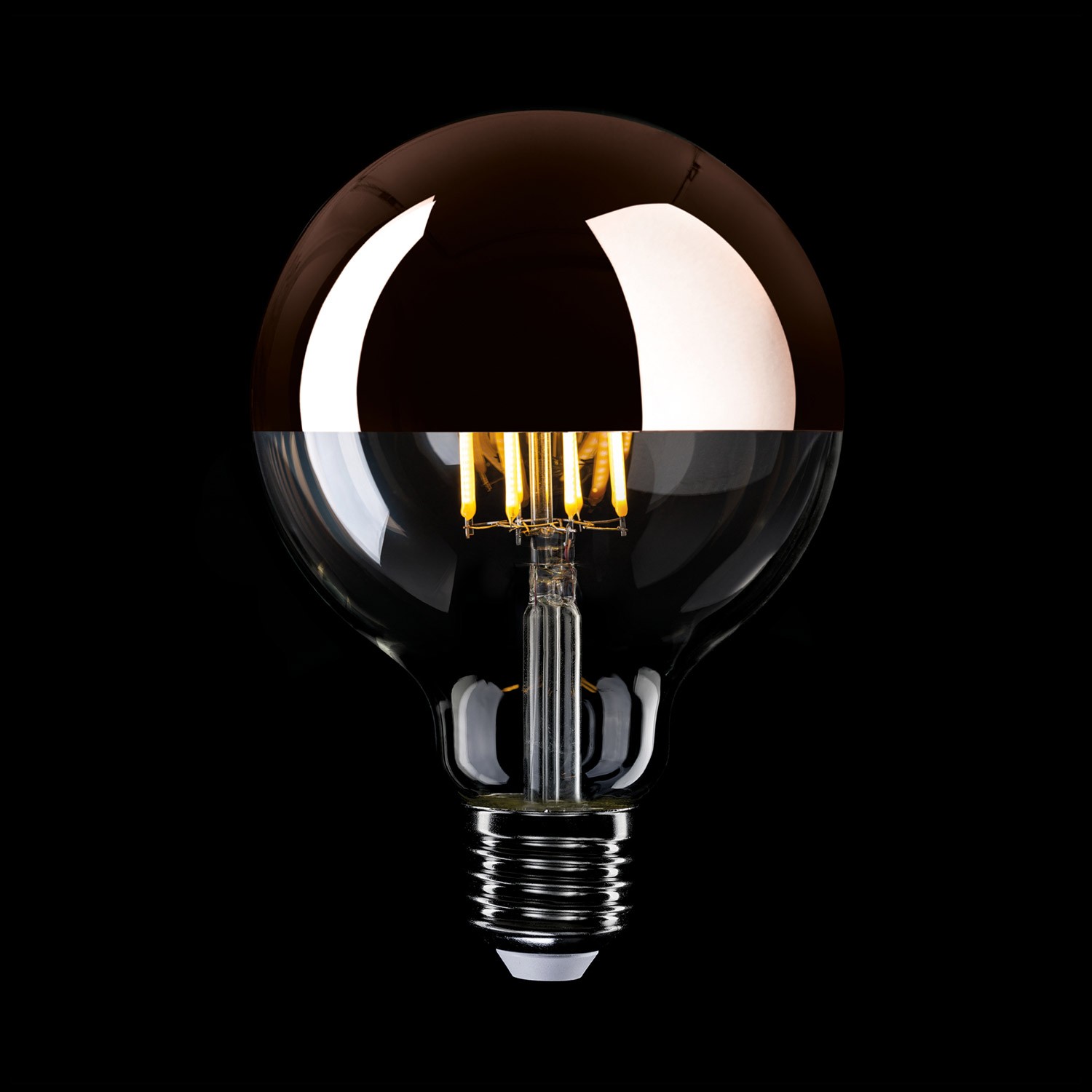 LED bulb Creative Cables ball, copper, 7W 2700K E27