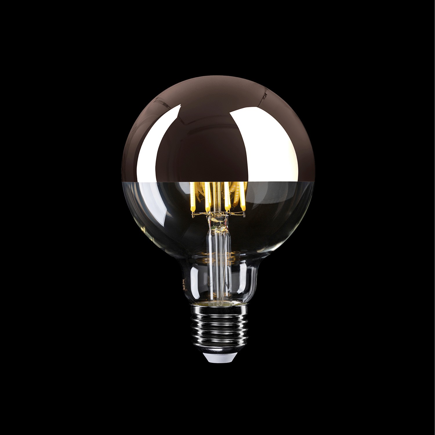 LED bulb Creative Cables ball, copper, 7W 2700K E27