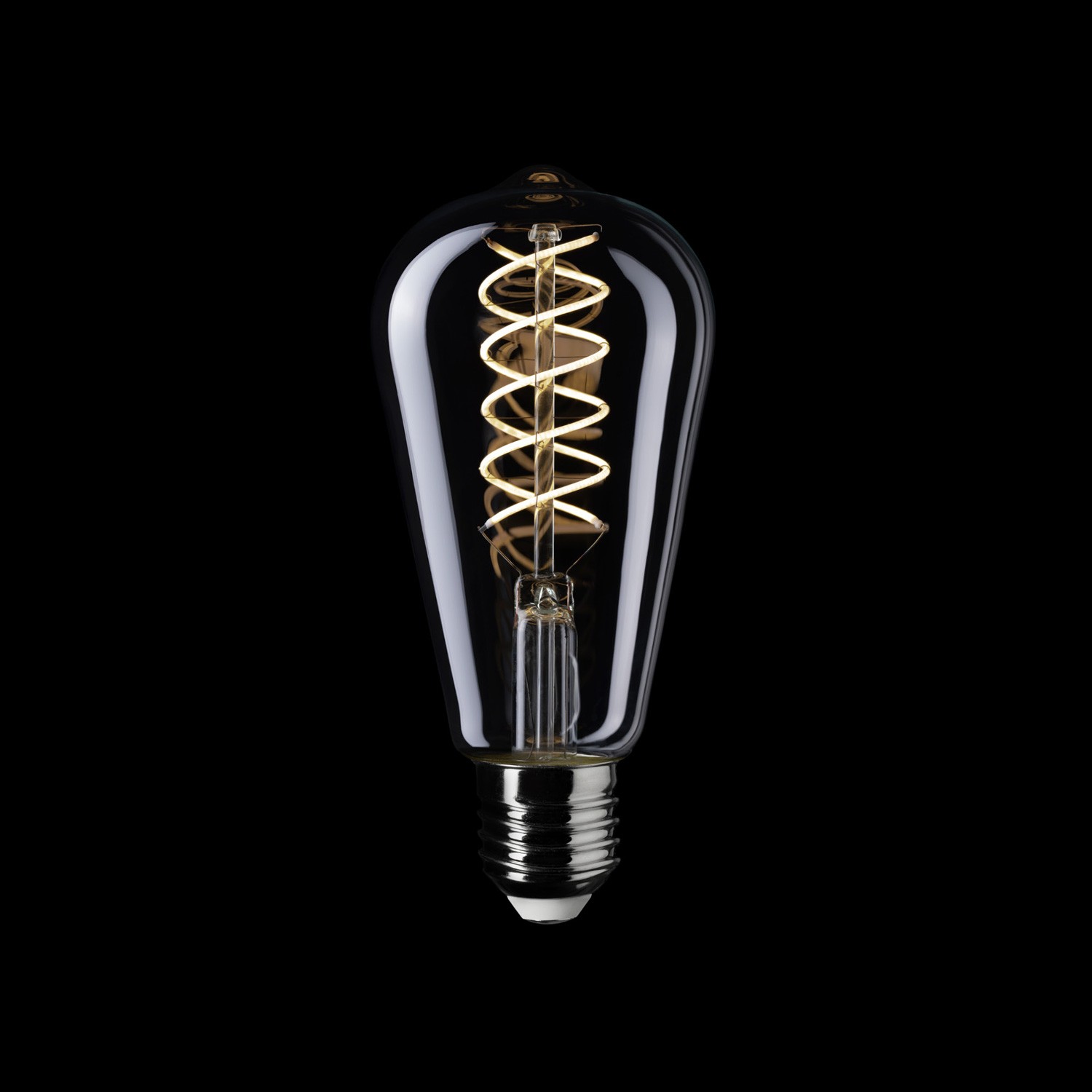 LED bulb Creative Cables Edison ST64, white filament, white, 5.9W 2700K E27