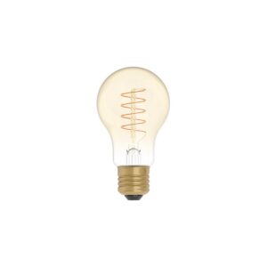 LED bulb Creative Cables drop-shaped A60, curved filament, gold, 4W 1800K E27
