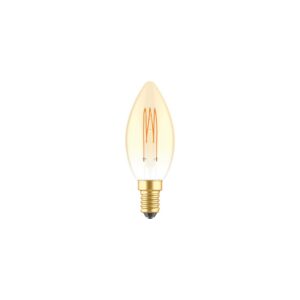 LED bulb Creative Cables candle, gold, 3.5W 2700K E14