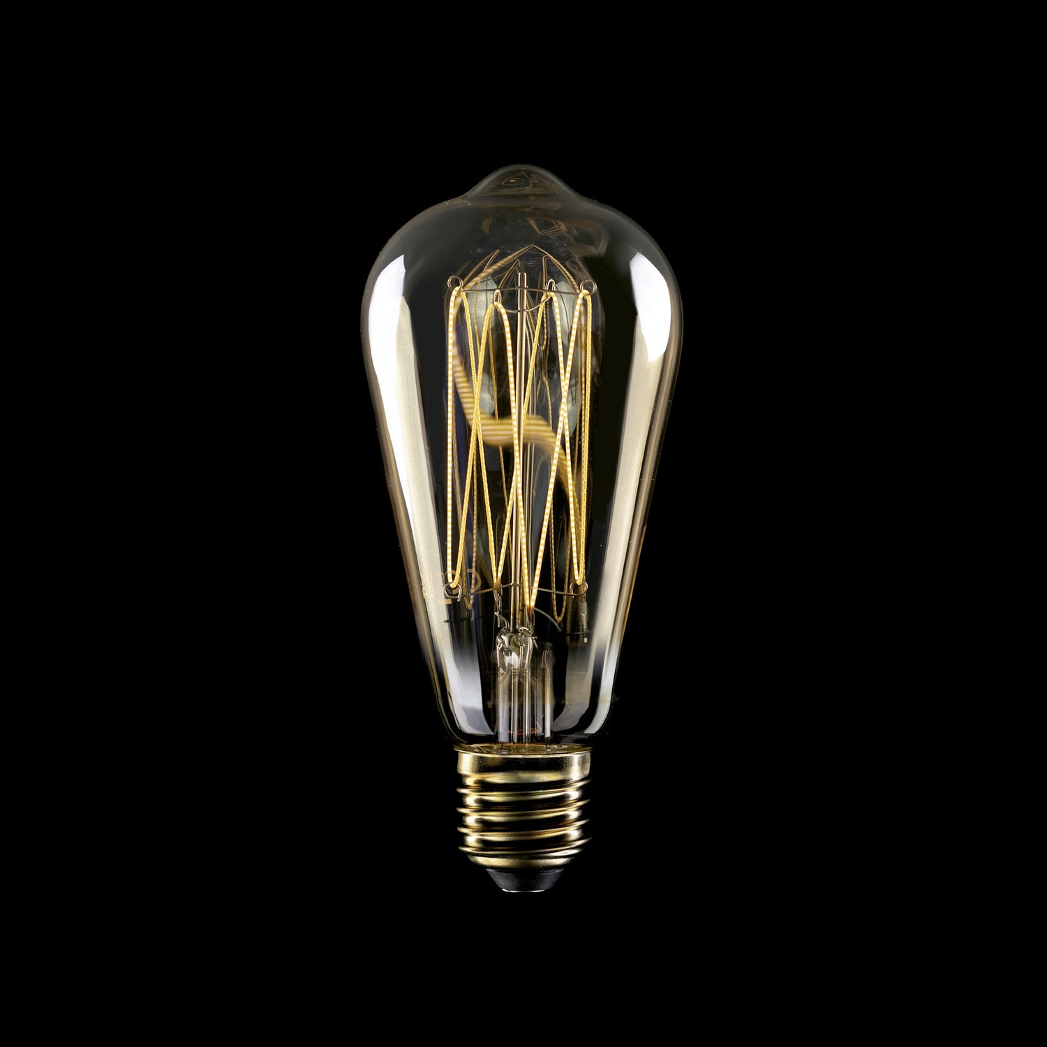 LED bulb Creative Cables Edison, gold, 7W 2700K E27