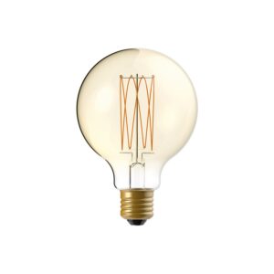 LED bulb Creative Cables ball, gold, 7W 2700K E27