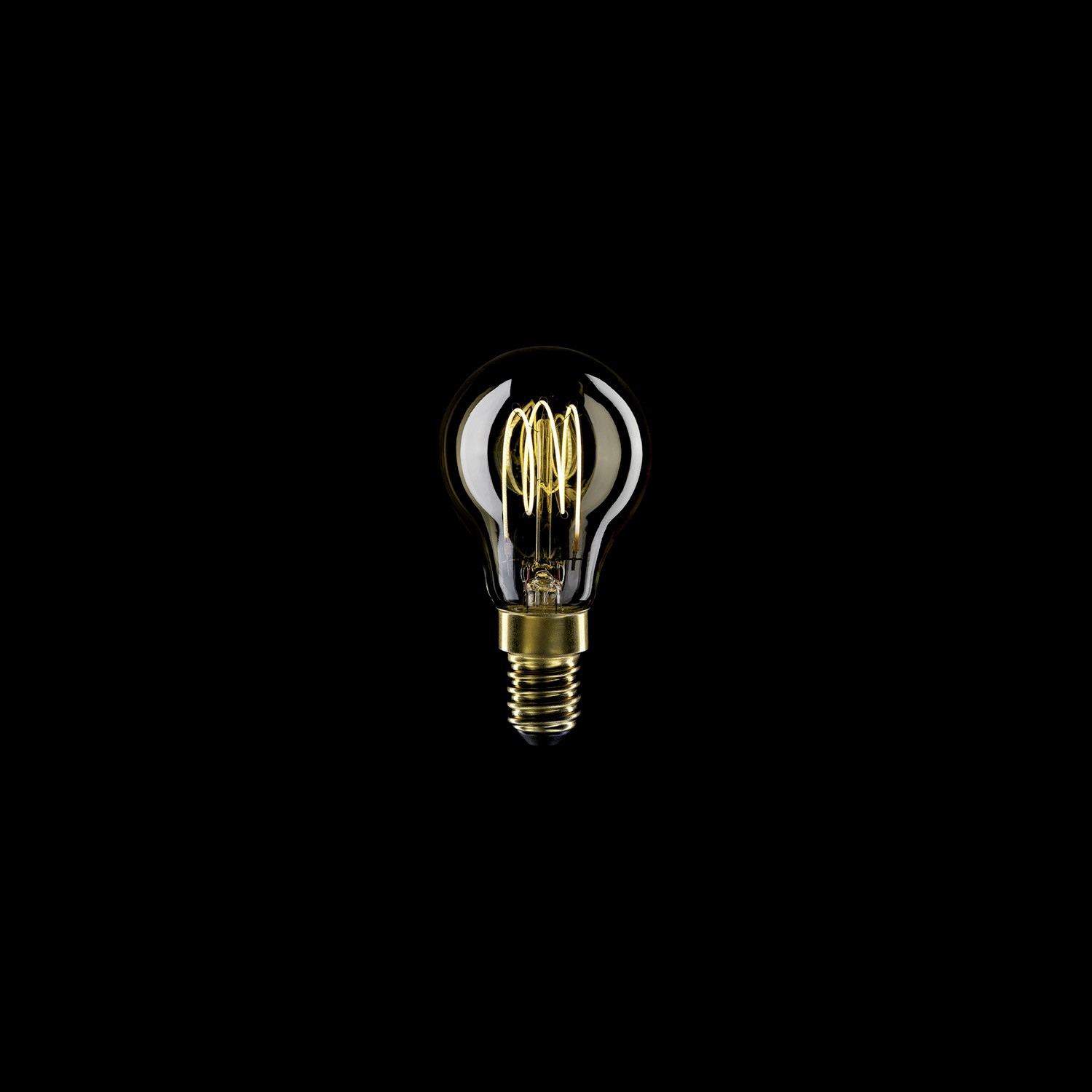 LED bulb Creative Cables ball, gold, 3.4W 2700K E14