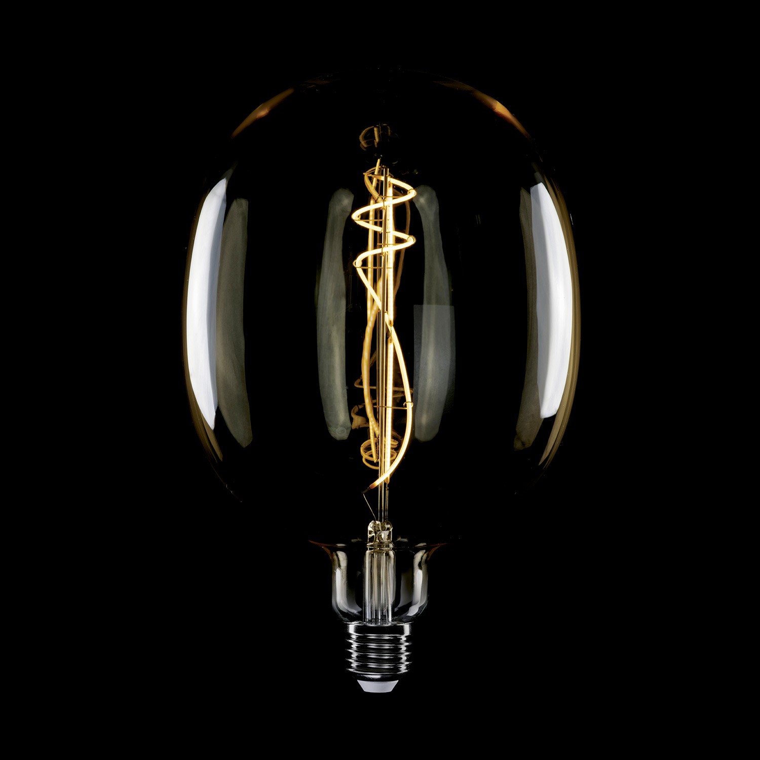 LED bulb Creative Cables ellipse, gold, 8.8W 2200K E27