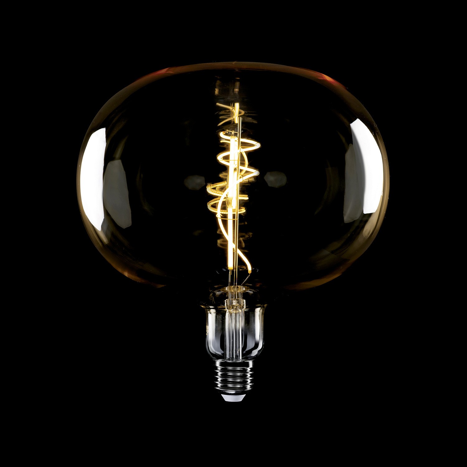 LED bulb Creative Cables ellipse, gold, 8.8W 2200K E27