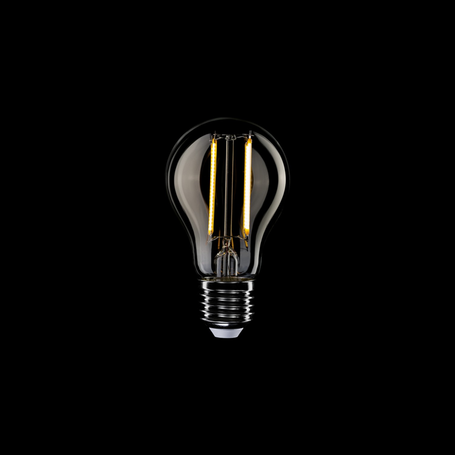 LED bulb Creative Cables drop-shaped A60, transparent, 7W 2700K E27