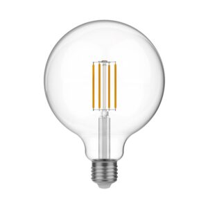 LED bulb Creative Cables ball G125, transparent, 7W 2700K E27