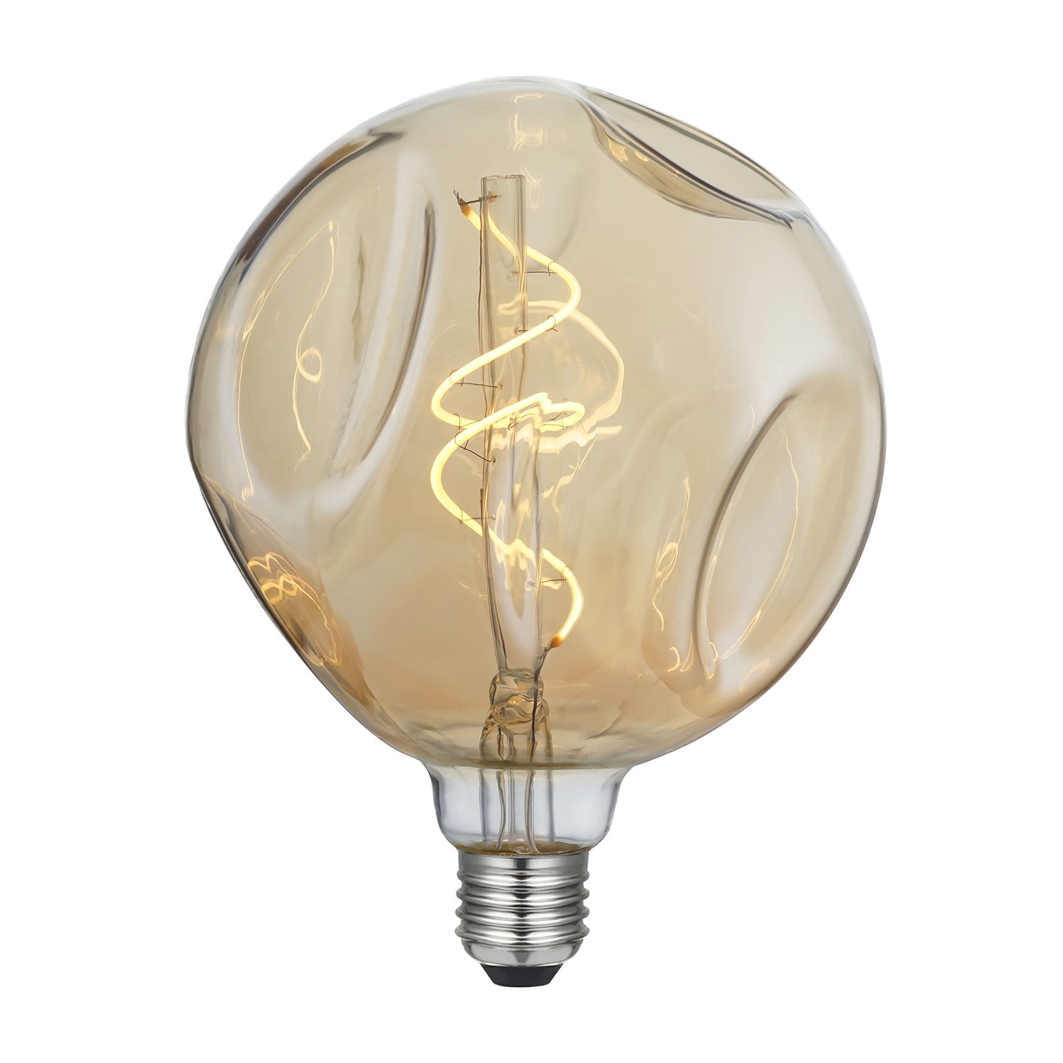 LED bulb Creative Cables ball, gold, 5W 1800K E27