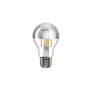 LED bulb Creative Cables drop-shaped, silver, 7W 2700K E27