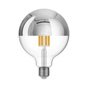 LED bulb Creative Cables ball, silver, 7W 2700K E27