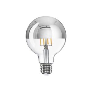 LED bulb Creative Cables ball, silver, 7W 2700K E27