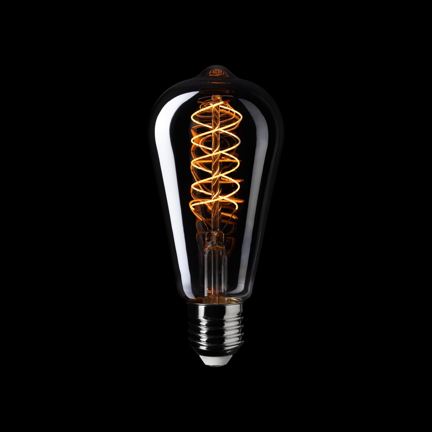 LED bulb Creative Cables Edison ST64, smoky, 4.8W 1800K E27