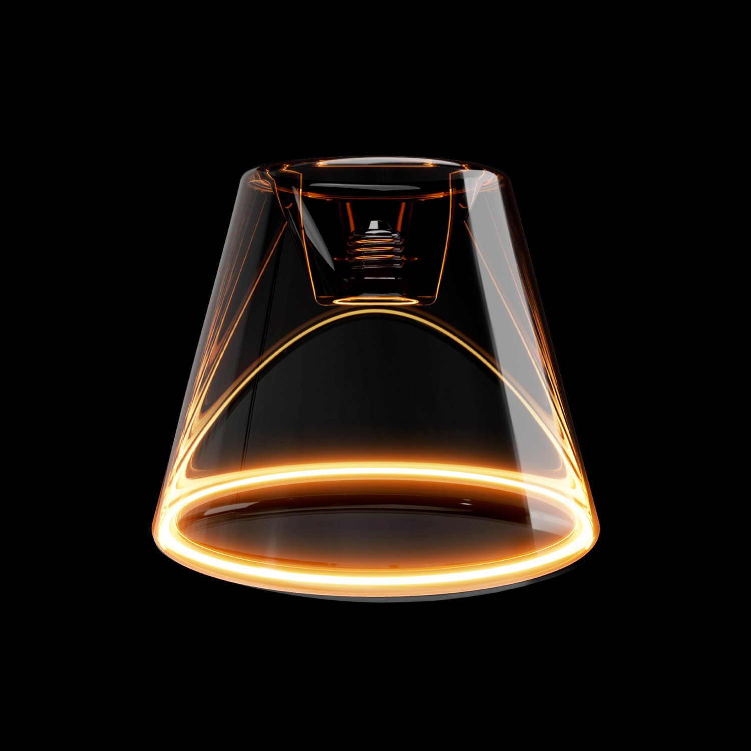 LED bulb Creative Cables cone, smoky, 6W 1900K E27