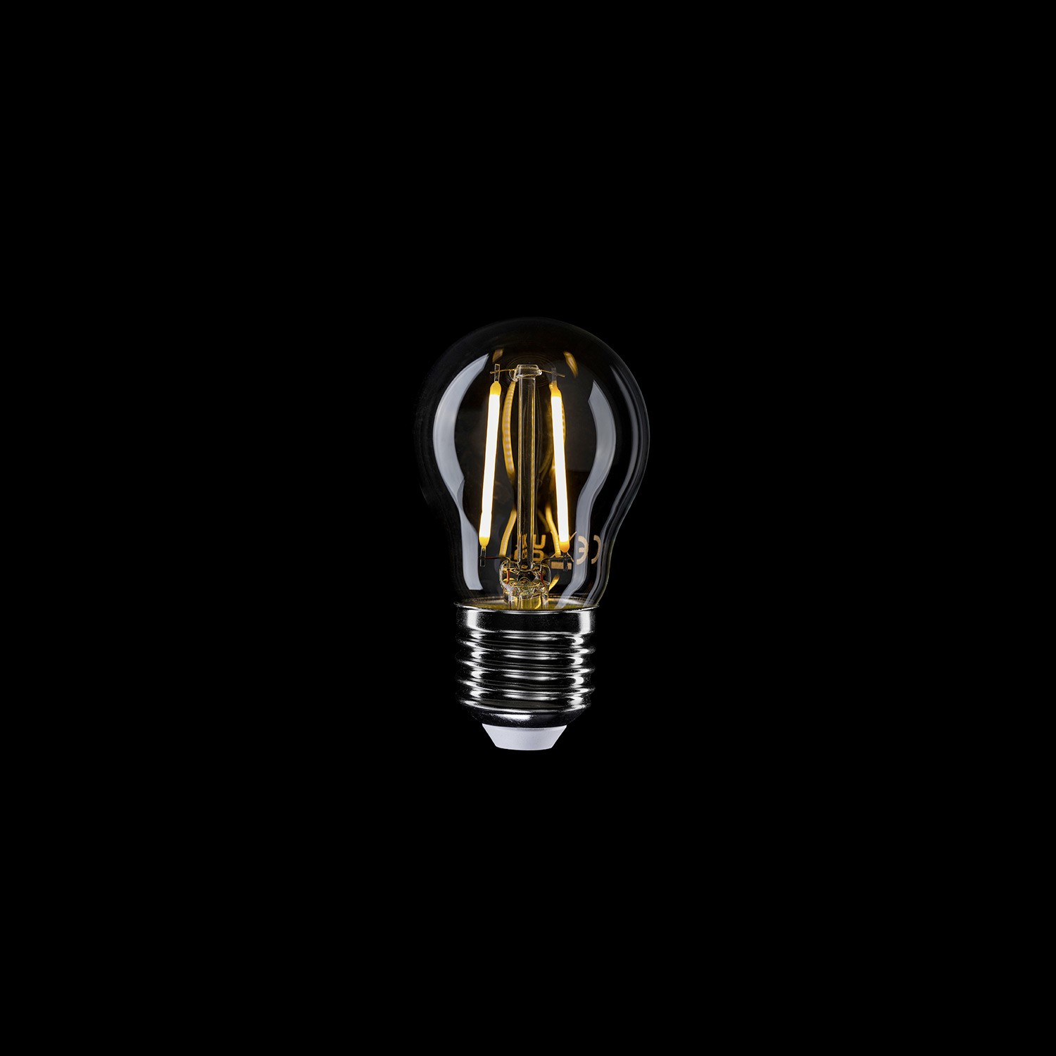 LED bulb Creative Cables decorative, transparent, 2W 2700K E27