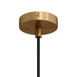 Mini cylindrical metal ceiling socket Creative Cables, bronze matt
