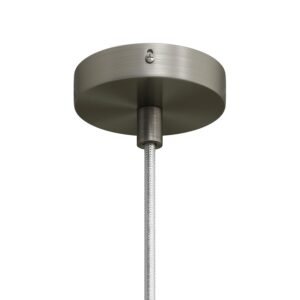 Mini cylindrical metal ceiling socket Creative Cables, titanium matt